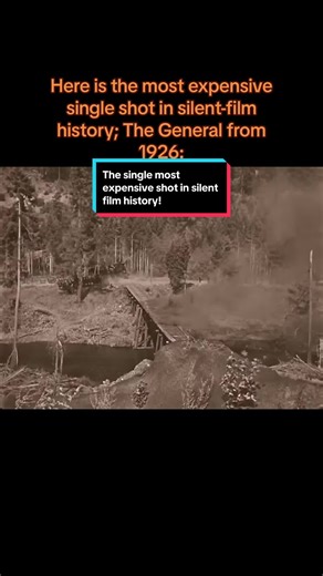 No surprise the single most expensive shot in silent film history involves a steam locomotive. If anyone of y’all haven’t seen The General, it’s quite a great film. Buster Keaton done very well recreating scenes from the Civil War, even right down to the steam locomotives and trains that were used throughout the film. If you like comedy or historical accuracy or just silent films in general (no pun intended), this film is for you. Go check it out when y’all get a chance! P.S: Sorry this video is