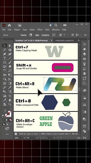 Adobe Illustrator Tutorial ✨ #12 #graphicdesigner #illustratortutorials