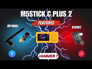 M5Stack C Plus 2 + NRF24L01: Jamming BLE Speakers 🤯| IR Remote 🔥