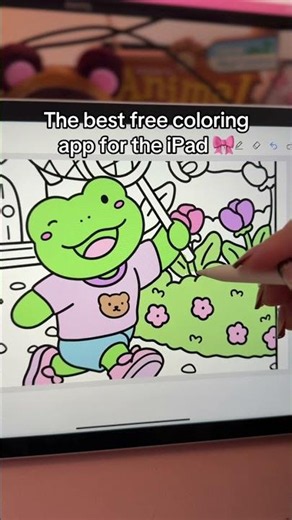 the best free coloring app on iPad #ipadgames #ipaddrawing #coloringtutorial
