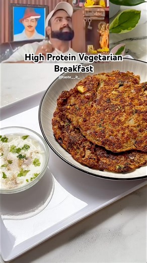 High Protein Vegetarian Breakfast #shorts #healthyfood #highproteinbreakfast #niteshsoni