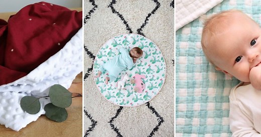 10 patrons et tutos gratuits pour coudre une couverture de bébé
