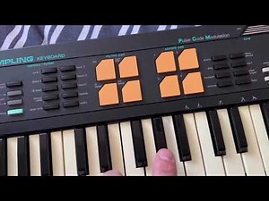 Casio SK-5 Sampling Keyboard (nostalgic walk through video)