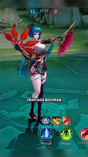 new in-game hero hirara model #mobilelegends #mlbb