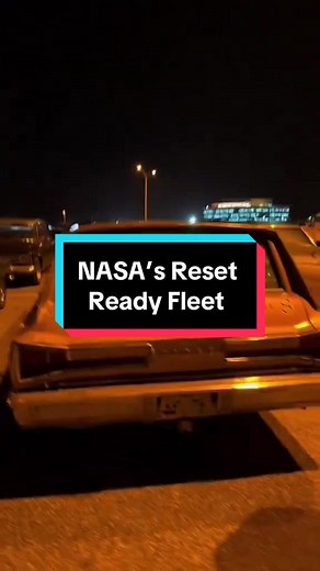 Nasa has a parking lot full of old school cars, semi trucks, emergency vehicles and more. All perhaps to prepare for an emp with no computers in them? What do you think they are for? #questioneverything #oldworld #hiddeninplainsight #history #historyreset #nasa #nasalies #mudflood #giant #fyp