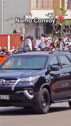 PM Convoy at Srisailam 🚩 #modi #bjp #pawankalyan #cbn #andhra #trending #tourism #jagan