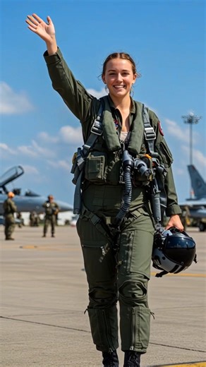 Brave & Beautiful: World's Fearless Female Jet Pilots #jetpilot #aviation #airforce #army #shorts