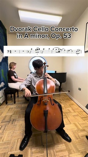 Dvorak Cello Concerto in A minor, Op. 53, mov. 1 #dvorak #cello #celloconcertos #violin #violinist