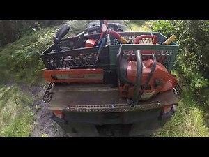 Chainsaw holder for ATV