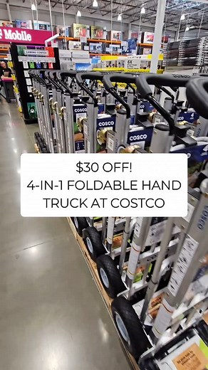 4.6K views | One cart, endless possibilities! This 4-in-1 Foldable Hand Truck at Costco easily converts for any heavy-lifting job. Move boxes, furniture, or groceries without breaking a sweat! Who needs one? @costco #HomeImprovement #DIYLife #MovingDay #CostcoDeals #OrganizationHacks #SpaceSaver #WorkSmarter #GarageEssentials #LiftAndMove #CostcoShopping | Costco Wonders | Facebook