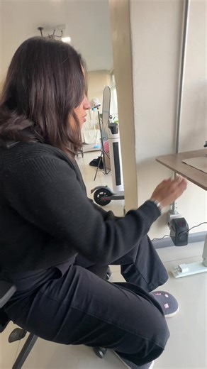 Con este pequeño cubito, puedo calentar un lugar porque es un calentador, literalmente, sólo conecto y ya se calientita#calentado #calefaccion #frio #airecaliente #tecnologia