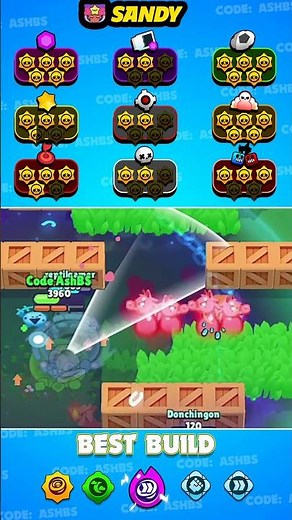 Sandy Tier List and Best Build #brawlstars