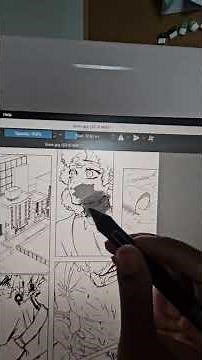 MAKING manga in KRITA || How I add SCREENTONES #digitalartforbeginners
