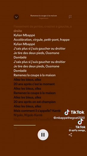 Mbappe Song Lyrics and Music