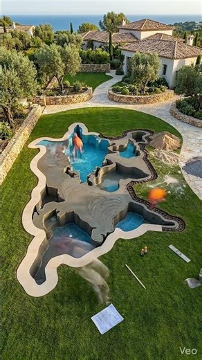 They Built a WORLD MAP Pool in a Luxury Villa?! 🤯