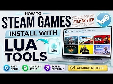 🔥 How To Install Steam Games With Lua Tools | Millennium Steam Plugin Tutorial (2026)