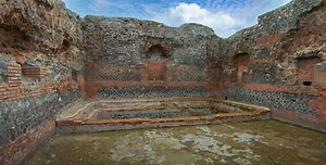 Central Baths in Pompei, Italy
