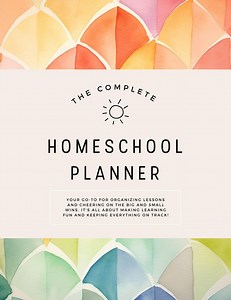 Homeschool Planner  Bonus Transcript | Soft Neutral Pastel Aesthetic | Printable - Etsy