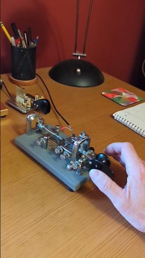 Just sending a little "Ben's Best Bent Wire" on a 1964 Vibroplex Original Bug