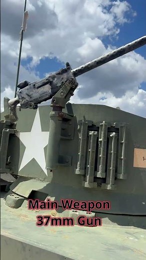 M3 Stuart's 37mm gun was absolutely lethal #ww2 #tanks #militaryhistory