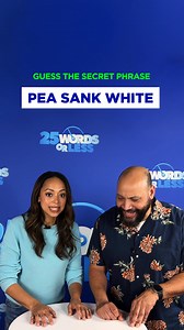 Can you guess the secret phrase before they do?? 🤔 Amber Stevens West and Colton Dunn are backstage at 25 Words or Less! #25wordsorless #gameshow #meredithvieira #wordgame #boardgame | 25 Words or Less