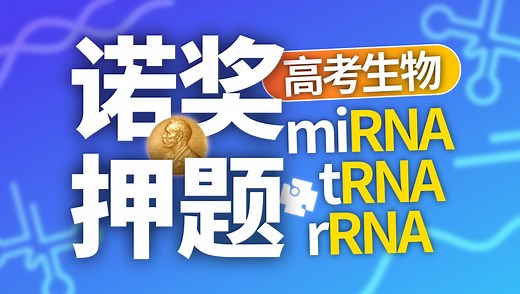 【高中生物必备拓展】诺奖押题：microRNA、tRNA、rRNA的生产与功能-高中生物必修一