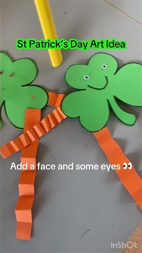 Kids LOVE This Shamrock Craft ☘️ | St Patrick’s Day Art Idea for Kids