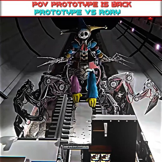Prototype Vs Rory Battle 💀🔥 poppy playtime #edit #poppyplaytime