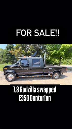 7.3 Godzilla swapped 1988 E350 Centurion. -Brian tooley racing truck Norris Cam -PAC valvesprings -Holley high mount accessory drive -Holley oil pan and pump -custom 3” exhaust -custom 3.5” driveshaft -Built 4R75w transmission -Holley Terminator Max X control pack #godzillaswaptheworld #godzillaswap #godzillaswapped #restomod #oldfordtruck #patinatruck #dentside #oldford #vanlife #sleepercab #e350ford #fordvan #fullsizevan | Godzilla Garage