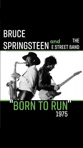 "Born to Run"▪Bruce Springsteen ▪1975 #1975 #70srock