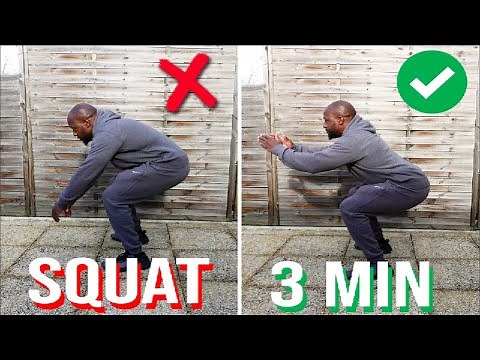 Bien faire les squats en 3 minutes