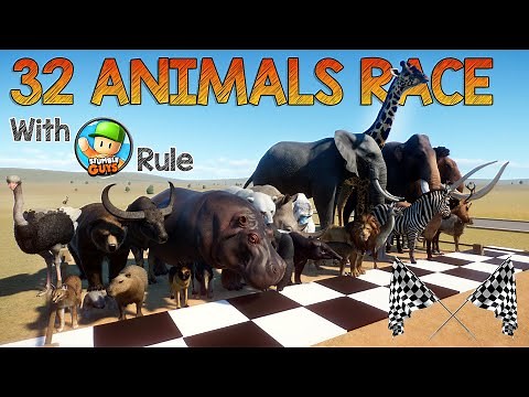 32 Animals Race in Planet Zoo included Mammoth, Elephant, Ostrich, Hippo, Giraffe, Lion, & Bear