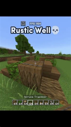 Minecraft Rustic Well💀(World's Smallest Violin)