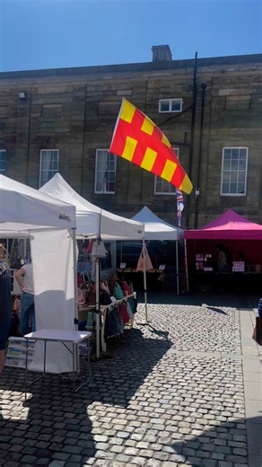 Alnwick Market in the historic marketplace. Thursday and Saturday 10-4 #alnwick #northumberland #alnwickcastle #alnwickgardens #alnwickmarket | Alnwick Markets