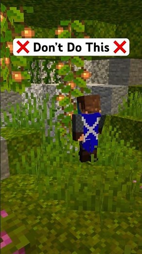 EASIEST Automatic AFK Glow Berries Farm Tutorial (Java & Bedrock) - Minecraft 1.20 #shorts