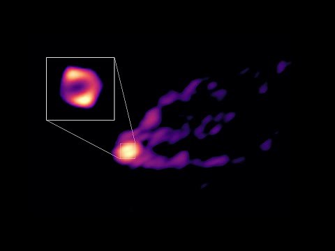 Black hole blasting powerful jet directly imaged for the first-time ever!