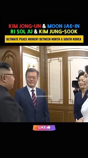 Kim Jong-un & Ri Sol-ju meet Moon Jae-in & kim jung-sook