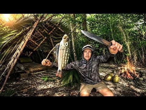3 DAYS ALONE on a Deserted Island — NO FOOD, NO WATER, NO HELP