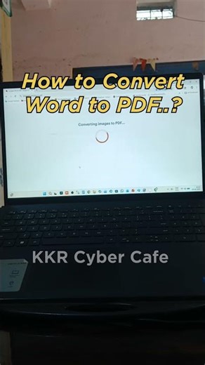 How to Convert Word Document to PDF #shorts #ytshorts #youtubeshorts #viralshort