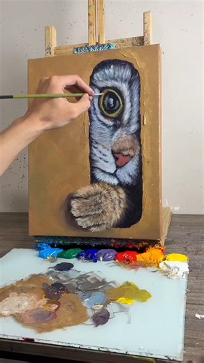 How to Draw a Realistic Cat for Beginners | Painting Skills