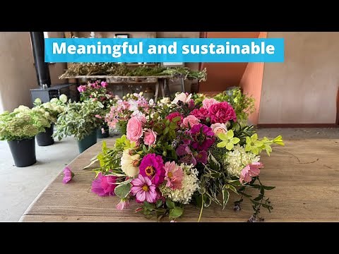 Beautiful Sustainable Funeral Flowers. Honouring Life with Meaningful Floristry