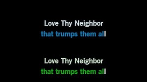 Karaoke Love Thy Neighbor - The Prom (musical) - CDG, MP4, KFN - Karaoke Version