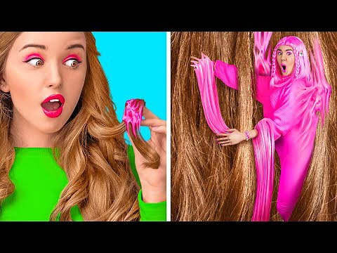 SHORT HAIR VS LONG HAIR PROBLEMS || Funny Hair Struggles by 123 GO Like!