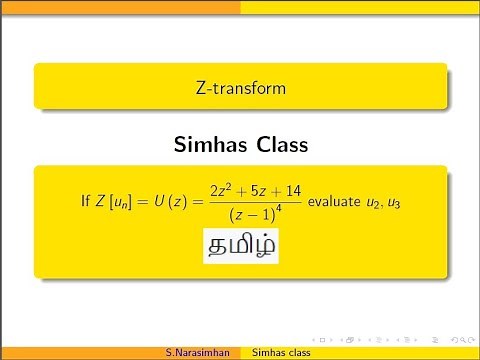 #Initial_value_theorem || If Z[un]=U(z) =2z^2+5z+14 by (z-1)^4 evaluate u_2, u_3