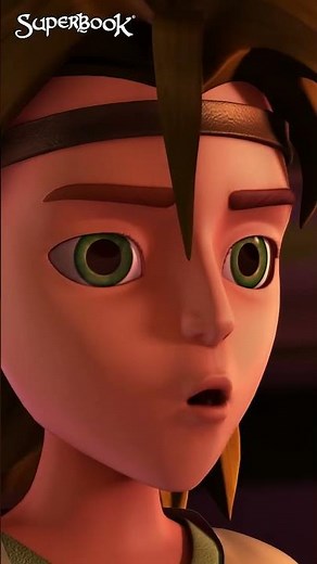 David Chooses His Weapon | Clip from A Giant Adventure | Superbook S01 E06