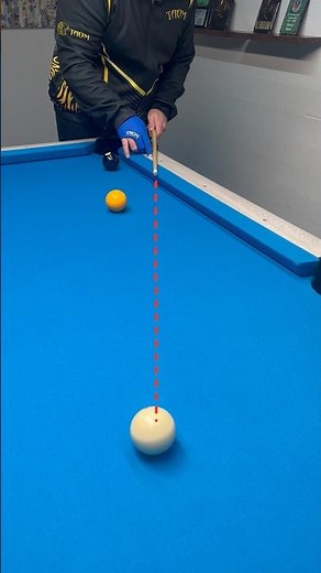 How to aim like a pro pool player.