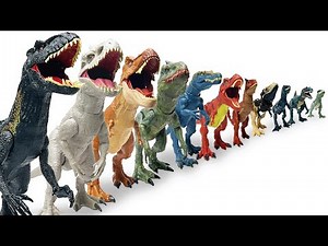 BEST Jurassic World Carnivores Collection: Biggest To Smallest | T-Rex, Indoraptor, and More!