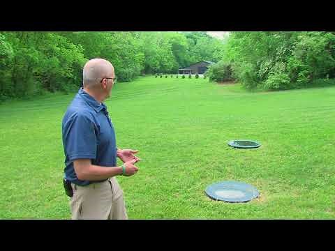 Leach Line Septic System Visible