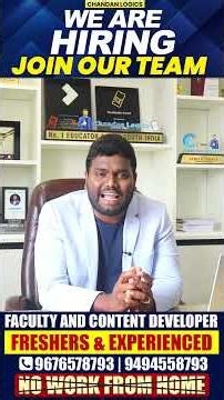 📢 WE ARE HIRING R&D, Teaching & Non-Teaching Staff | Multiple Job Openings at Chandan Logics