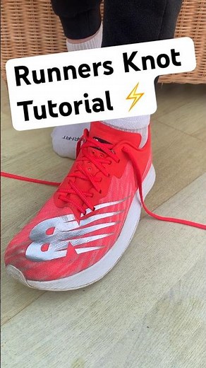 How to Tie the Runners Knot #running